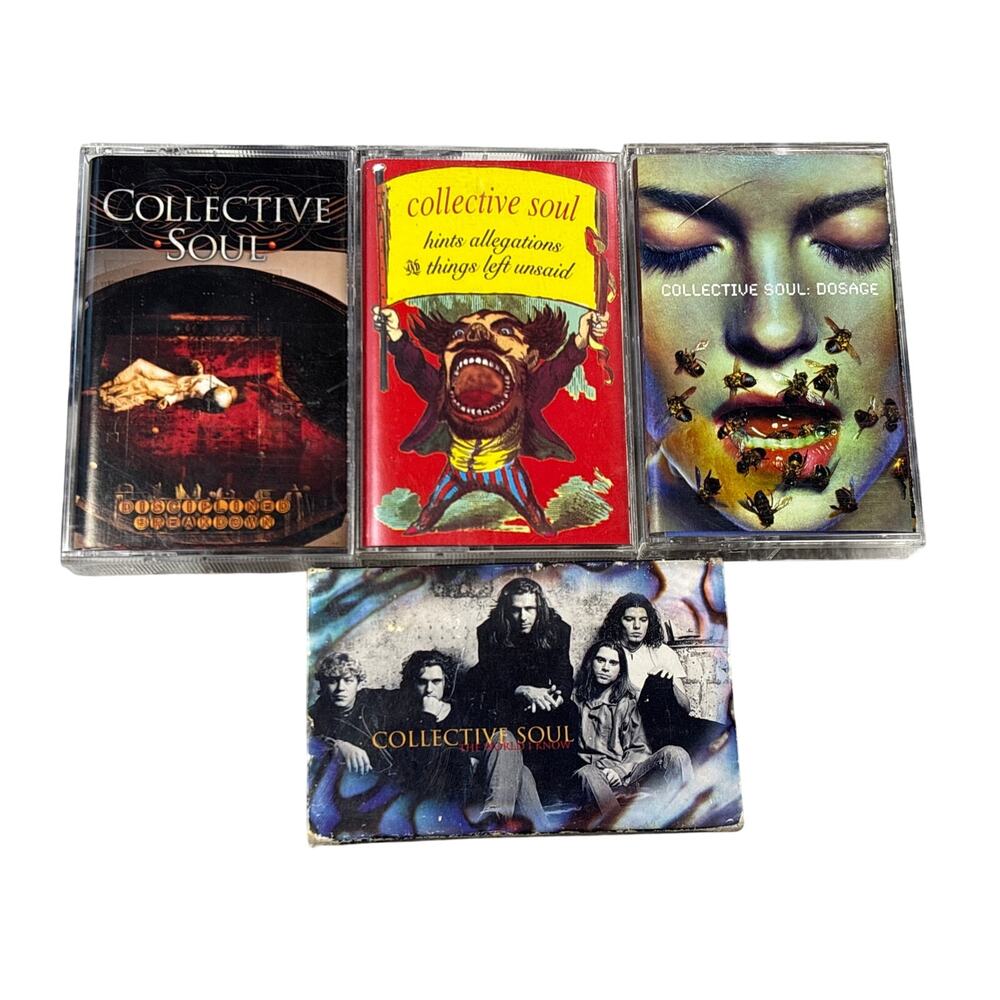 Collective Soul Cassette tape  Bundle 3 album 1 single Atlantic records 90s